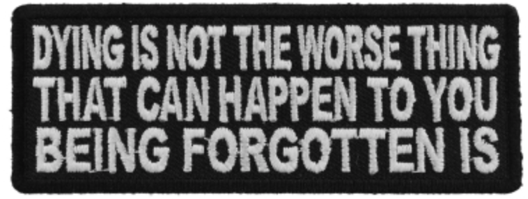 Dying Is Not The Worse Thing That Can Happen To You ... Patch